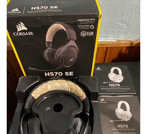 Auriculares Gamer Inalámbricos Corsair Hs70 Wireless Usado