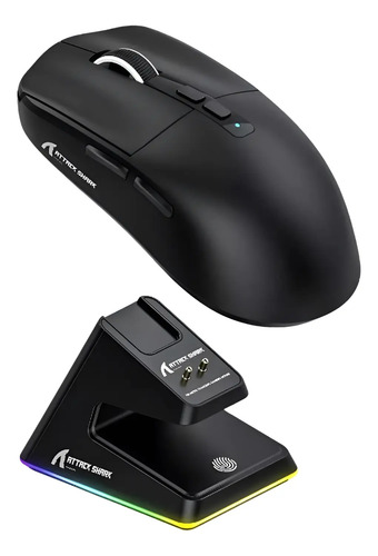 Mouse Gamer X6 Attack Shark Tri Mode 26000 Dpi Paw3395 Dock | Meses sin interés