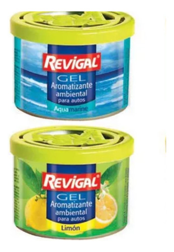 Revigal Latas X 6 Solo Aroma Aqua Y Limon 