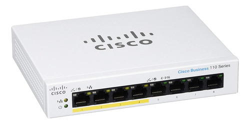 Conmutador No Administrado Cisco Business Cbs110-8pp-d | 8 P