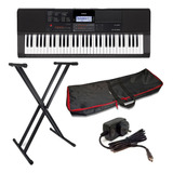 Teclado Organo Casio Ct-x700 Con Funda + Soporte + Fuente