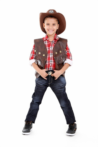 Colete Cowboy Country Infantil Menino Ou Menina Roupa Junina