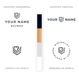 Logotipo Minimalista Premium Editável Em Psd - Águia 10