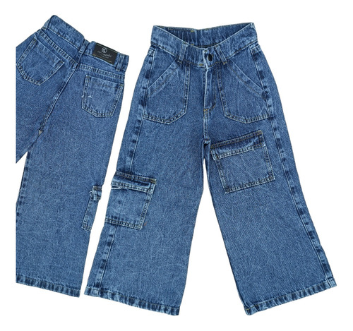 Pantalón De Nena Niña De Jeans Kaorikawaii Art-91