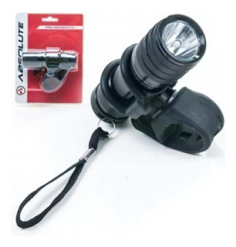 Farol Absolute Para Bike Led Super Brilho A Prova De Chuva Cor Preto