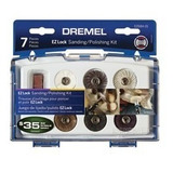 Kit 7 Accesorios Ez-lock Para Lijar Y Pulir Dremel Ez684