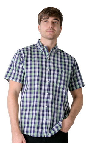 Camisa Hombre Casual Verde Long Beach Polo Club 75105002