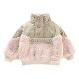 Chaqueta Gruesa Con Forro Polar Para Niñas, Chaqueta, Talla