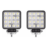 Faro Led Auxiliar 16 Led 48w Cuatri 4x4 Agro Off Road El Par