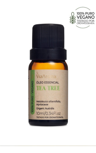 Oleo Essencial De Melaleuca - Teatree Via Aroma 100% Puro