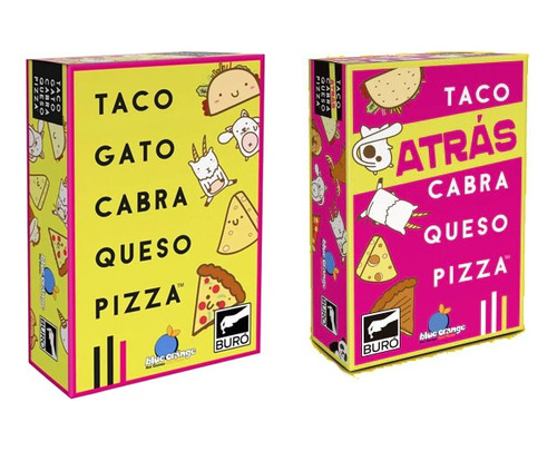 Combo Taco Gato Cabra + Taco Atras Queso Juego Cartas Lelab