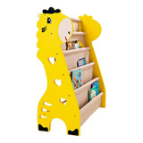 Rack Para Livros Infantil, Standbook Montessori Girafa G