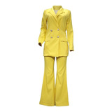 Traje Formal Dama Blazer Y Pantalón Uniforme, 2 Piezas