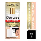 Protector Solar Loreal Uv Defender Fps50 Claro X 40 Gr