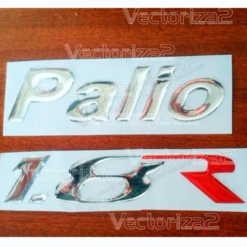 Kit Emblemas De Maleta Para Palio 1.8 Raicing Foto 3