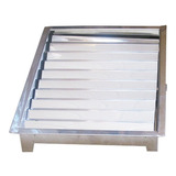 Escorredor Copos Bar Lanchonete Mercearia Em Inox 40x30cm