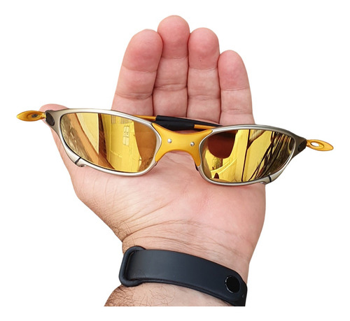 Oculos De Sol Juliet X Metal Pinado Lente 24k Doublexx Top