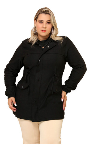 Parka Casaco Sobretudo Plus Size Feminino Tamanhos Grandes 