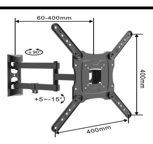 Brazo Soporte Tv 60 