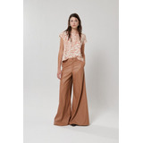 Pantalon Wide Leg Engomado St Marie