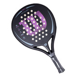 Paleta Wilson Padel Rush Evolution Lt Negro-lila Cli