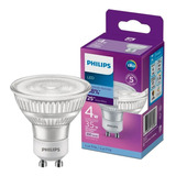 Lâmpada Led Philips Dicróica Bivolt Base Gu10 Branca Fria - 4w