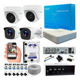 Kit Cctv Hikvision Hilook Dvr 8ch + 4 Cámaras 1080p +d,d 2tb