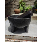 Molcajete Artesanal De Piedra Natural Oaxaca