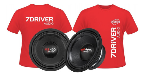 Kit 2 Alto-falante 8 P Mb 400s 7driver 4 Ohms