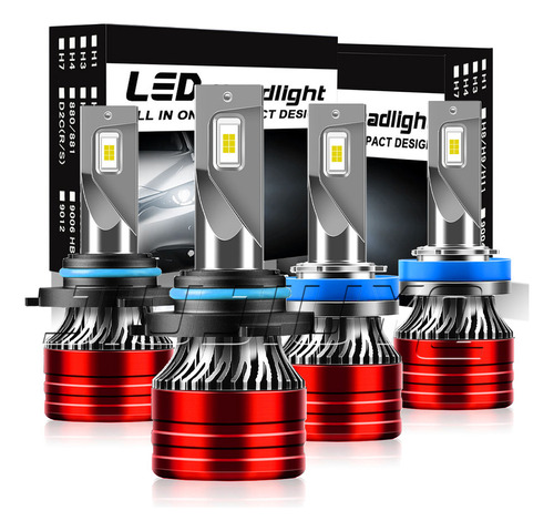 Kit Faros Luz Led 9005 H11 H8 30000lm Para Honda Alta/baja