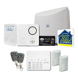 Kit Alarma Casa  Local X-28 4 Zonas Llamador Luz Emerg-insei