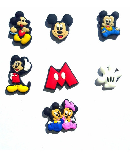 Imanes Para Refrigerador Mickey Mouse, 7 Unidades 