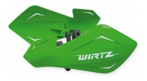 Cubre Manos Plástico Universales Wirtz Mx/enduro - Verde