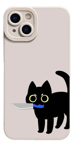 Gato Divertido Original Para iPhone 11, 13, 12, 14, 15 Pro M