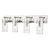 Z-lite 3035-4v-pn Fontaine - Tocador De Baño De 4 Luces En E