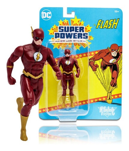 Dc Super Powers Flash 4 PuLG Mcfarlane Orig. Replay