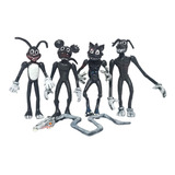 Paquete 5 Figuras Siren Head Cartoon Cat Perro Raton Juguete