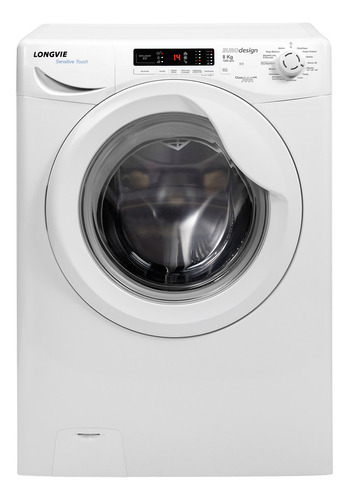 Lavarropas Blanco Carga Frontal 8kg 1200rpm Clase A Longvie