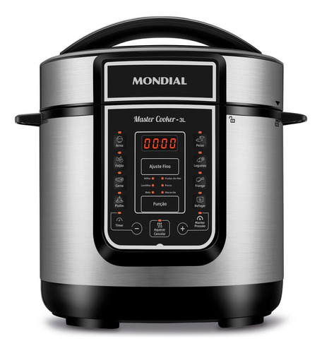 Panela De Pressão Elétrica Digital 3l M Cook Mondial Pe-40