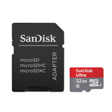 Sandisk Ultra 32gb Microsdhc Uhs-i Card With Adapter, (7t02)