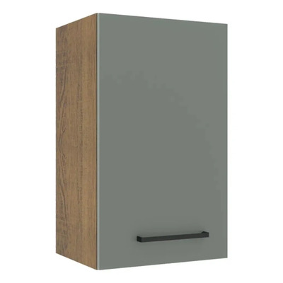 Alacena Gabinete Superior Cocina Madesa Agata 40cm Mg Marrón/gris Rústico/gris