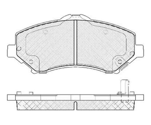 Pastillas Freno Para Jeep Liberty 3.7 V6 08/ Delantera Share Foto 2