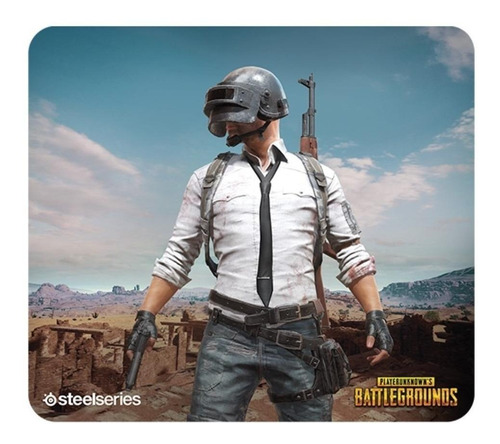 Mouse Pad Gamer Steelseries Qck+ Qck De Goma Pubg Miramar Edition 400mm X 450mm X 4mm