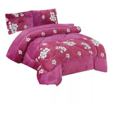 Cobertor King Rosa Invierno 