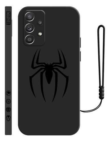 Carcasa Silicona De Spiderman Araña Para Samsung + Correas