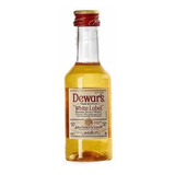 Whisky Dewars White Label Importado Miniatura 10 Unidades