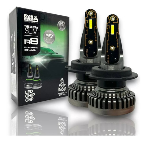 Kit Cree Led R8 Chip Csp Sin Cooler 42w 12v Disipador Macizo