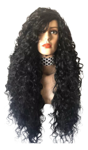 Lace Wig, Perucas Human Hair, 80cm. Fibra De Qualidade 