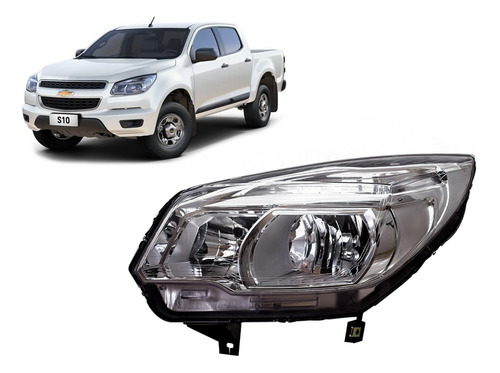 Optica Chevrolet S10 2012 2013 2014 2015 2016 Izquierda