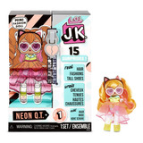 Lol Surprise L.o.l J.k Muñeca Neon Qt Con Accesorios Edu